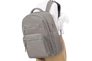 winspansy Zaino da Viaggio Aereo Bagaglio a Mano Easyjet 45x36x20 Borsa da Viaggio Cabina per 40x20x25 Ryanair Donna Zaino Impermeabile Travel Backpack Marrone-grigiastro