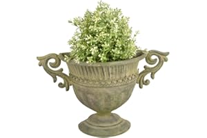 Esschert Design AM71 - Soporte de Pared (Metal), Color Verde