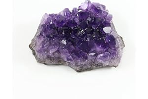 Nvzi Amatista Piedra Natural, Amatista Geodas Naturales, Piedras Naturales, Minerales Y Piedras Preciosas, Minerales De Coleccion Crystals, Cristales Curativos, Comprar Cristales Y Piedras(100G)