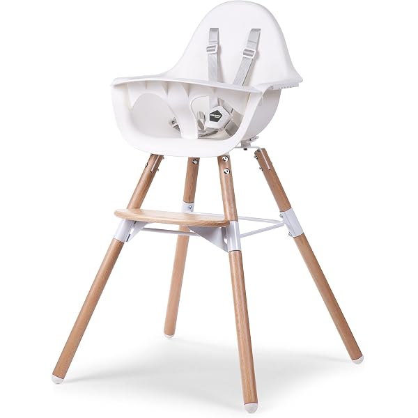 Ripiano Per Seggiolone Childhoodome Evolu 2 - Regolabile In Profondità, Con Tappetino In Silicone Antiscivolo, Facile Da Pulire, Bianco