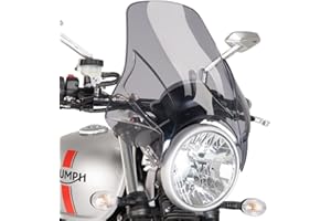 Pare-Brise Compatible avec Triumph Bonneville T120 Puig Plus fumé Claire
