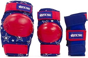 SFR Skates SFR Star Triple Pad Set Kit de protección Skateboard Unisex Adulto