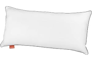 liebling Hotellkudde fast 40 x 80 cm, höjdjusterbar kudde 40 x 80 cm, kudde, 100 % bomull med grå passpoal, tillverkad i EU