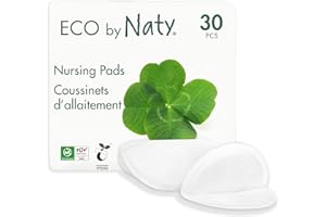 Eco By Naty Wkładki Laktacyjne, Biały, 30 szt.