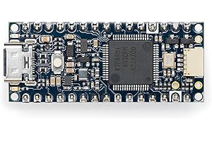 Arduino Nano R4 con intestazioni [ABX00143] - Compact Renesas RA4M1 Microcontroller, Pre-soldered per breadboarding, connettore Qwiic, LED RGB programmabile, Compatibile IDE