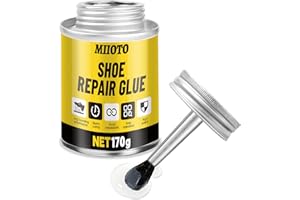 Miioto Colle Contact, Colle pour Chaussure, colle Neoprene Extra Forte, Convient pour Cuir, Caoutchouc, Plastique, PVC, Imperméable, 170g
