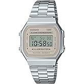 Casio A168WA-8AYDF Wristwatch, Grey, Standard
