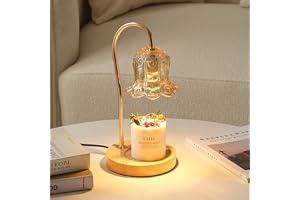GUANSHAN Lily of The Valley vaxsmältande lampa romantiskt ljus nattlampa kreativ aromaterapi bord mysig sänglampa för sovrum