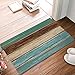 Produktbild Funy Decor Personalisierte Fußmatten Rustikal Holz Breit Planks Fußmatte Gerippter Innen Outdoor Teppich für Eingang Teppich Vorderseite Matten Anti-Rutsch-Matten Low-Profile 45,7 x 76,2 cm