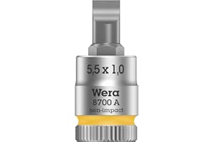 Wera 05003321001 8700 A FL Zyklop z napędem 1/4", kolor żółty, FL 1 x 5 x 28 mm