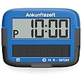 Needit Park Micro Solar elektronische Parkscheibe [NEUES Modell 2025] I unendlich Energie, Null Batteriewechsel | einzige Parkscheibe in Deutschland mit integriertem wiederaufladbarem Akku | blau