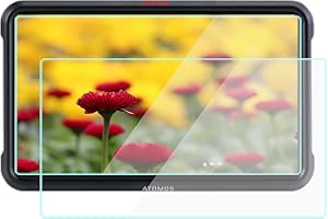 KOMET - Pellicola protettiva in vetro compatibile per Atomos Ninja V 5" con monitor di registrazione touch screen, in vetro temperato 9H, antigraffio, confezione da 2
