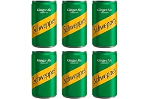 VR ANGLE Canada Dry Ginger Ale - Refreshing 6 Pack (150ml) Cans for Effortless Enjoyment Sold By VR Angel