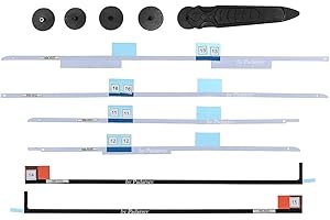 Padarsey - Cinta adhesiva de repuesto para panel LCD + kit de herramientas de rueda de apertura compatible para iMac (27 pulgadas, finales de 2012/2013/2014/15.) 2012-2019 A1419.