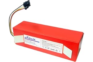 AIBATT Batterie de rechange 6800 mAh pour Xiaomi Mi S5 / S6 / S7 / Q5 / Q7 Max MaxV Ultra Pure Aspirateur, batterie pour Roborock S50/S55, Mijia 1st et 2ème génération, batterie de rechange pour robots BRR