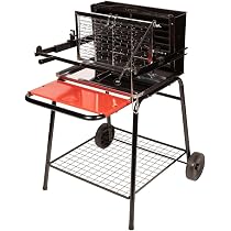 Kit Tournebroche Pour Barbecue Raymond - Cuisson Au Charbon 66,5cm