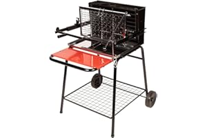 Somagic Barbecue à Charbon Vertical Retournement Grille, Gris JBQ1305006