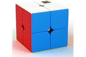 Bokefenuo Cuber Moyu Meilong Speed Cube 2x2 Stickerless MoFang Jiaoshi Meilong Puzzle 2x2x2 Toys for Kids Magic Cube