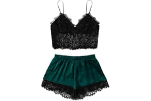 Zilosconcy Damen Babydoll Unterwäsche BH und Slip Sport BH Damen Ohne Bügel Unterwäsche BH V-Ausschnitt Plus Size Bra Damen Spitzen Push Up BH Sets Damen Dessous Sexy Reizwäsche Lingerie Tanga