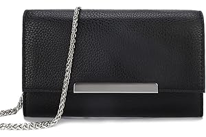 AFKOMST Portafogli clutch per donna,piccole tasche a tracolla e Borse summer Straw Beach con cinghie a catena a tracolla…