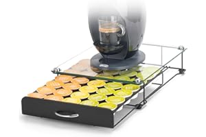 HiveNets Dolce Gusto Tiroir à Capsules de Café en Verre Trempé Stockage 35 Pièces