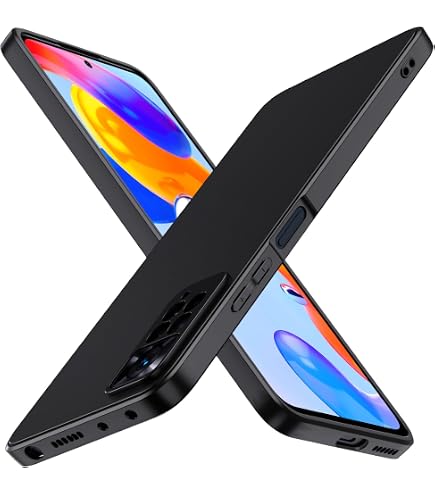 RankOne Custodia per Redmi Note 11 Pro (4G) / 11 Pro 5G / 12 Pro (4G) / 11E Pro (6.67 Inches) Cover Morbida in Silicone TPU - Erba Viola