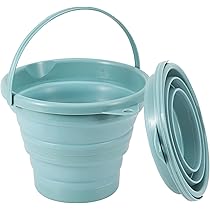 Secchio Multifunzione Secchio Pesca Pieghevole 28 Litri - Portatile Per Esche Vive E Multifunzione Secchio Multifunzione Pieghevole