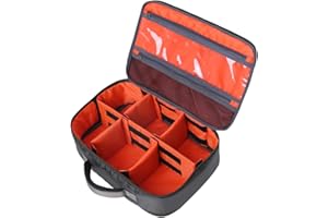 Kylebooker Bolsa de almacenamiento portátil para carrete de pesca, bolsa para carretes giratorios y mosca, Green, Estuche para carrete de pesca