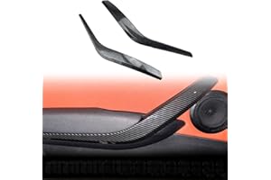 MKptopia 2 Maniglie per porte interne per auto in ABS Sinistra e Destra Pannello interno Copertura per bracciolo Compatibile con B-MW X1 E84 2010-2016-Fibra di carbonio