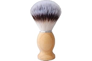 Boti Handmade Shaving Brush - Synthetic Hair and Natural Bamboo Handle, can be Used with Safety Razor, Straight Razor, Barber Salon Tool