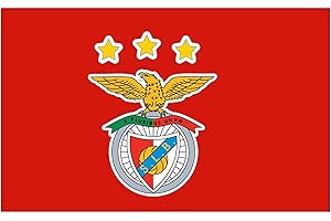 SL Benfica Primeira Liga Official Giant Football Crest Flag (100% Polyester)