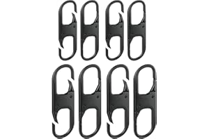 NKOMAX Clip de cremallera antirrobo - Cierre de cremallera de mochila para mantener la cremallera cerrada, clip de desconexión rápida - Accesorio adicional para llavero