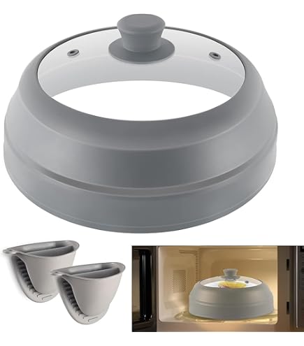 Cuchina Safe 2-in-1 Glass Microwave Cover Baking Dish