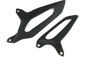 GSTRADINGONLINE Carbon Fersenschutz Fersenschoner kompatibel mit Ducati 899 959 1199 1299 V2 Matt