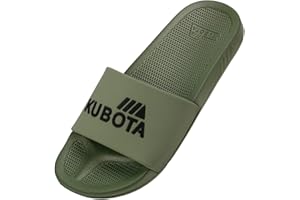 Kubota Badeschuhe Damen Herren für Strand, Dusch und Sauna Schuhe, Anti Rutsch Hausschuhe, Leicht und Elastisch Pantoletten Sommer