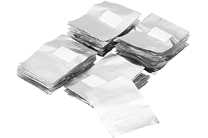 BRRNOO 100 sztuk okłady do usuwania paznokci, zmywacz do żelu okłady foliowe okłady do paznokci, okłady do usuwania folii aluminiowej okłady Nail Art Soak Off żel akrylowy narzędzie do usuwania lakieru do pa