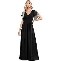 Ever-Pretty Damen Spitzenkleid A-Linie - Elegantes Empire-Taille Kleid