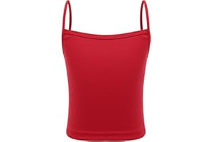 Aislor Reggiseno Casual per Bambina Tinta Unita Canotta Sportiva da Allenamento Ragazza Canottiera da Ballo Yoga Crop Top