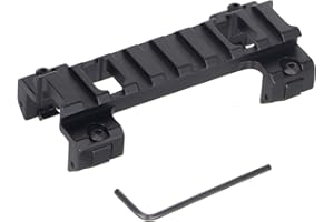 ToopMount Taktische Gewehrschiene Low Profile Klauenhalterung Aluminium 20mm Weaver/Picatinny Schienenhalterung Basisadapter für G3 MP5