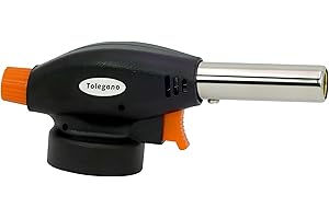TOLEGANO Camplora - Soplete de soldadura sin MFS-1a bayoneta, cartuchos de gas, 227 g, con encendido piezoeléctrico