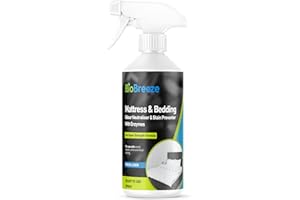 BioBreeze Mattress Odouriser Spray, 500ml - Incontinence & Bedwetting, Stain Preventer, Strong Odour Neutraliser, Mattress Freshener & Bedding Odour Spray - Enzyme Products