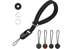 SREBIWO Kamera Handschlaufe mit Schnellverschluss Camera Wrist Strap Verstellbarer Kameragurt für Handgelenke Ultraleichtes Gewicht Paracord Kamera Band Handgelenkschlaufe