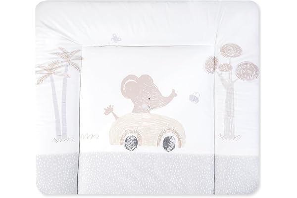 Julius Zöllner® Softy Matelas à langer, souple, 65 x 75 cm, pour table à langer, pour bébé, film imperméable et lavable, fabriqué en Allemagne, certifié Oeko-Tex Standard 100