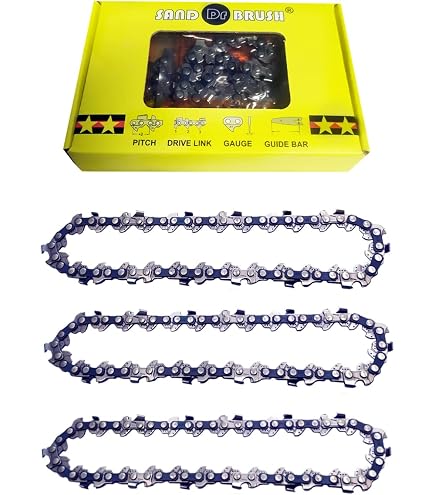 2 Chaînes De Scie Pour Ryobi RY36CSX35A - 35 Cm, 3/8" LP, 1.3 Mm, 52 Mailles, Plein Burin | Chaîne Scie Neuve