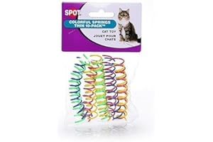 HDP Muelles finos coloridos para gatos o gatitos, tamaño: paquete de 20