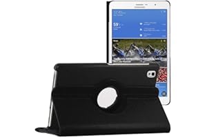 ebestStar - Funda para Samsung Galaxy Tab Pro 8.4 SM-T320, Carcasa Capa Giratoria, 360 Protectora, Cuero PU Soporte, Negro