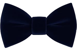 SIRRI Boys Velvet Dickie Bow Tie & Handkerchief Set Wedding Prom Neckwear Accessory