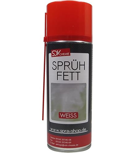 SDV Chemie PTFE Gleitlack Spray 1x 400ml Trockengleitspray  Trockenschmierstoff Teflonspray : Amazon.de: Baumarkt