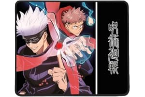 Konix Jujutsu Kaisen Podkładka pod mysz 40 x 30 cm do gier PC - silikonowa powierzchnia 3D - wzór Gojo i Yuji