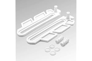 ADAPTER UNIVERSE Kippschere Ersatzteil Set Weiß Kellerfenster passend für MEA 41 A 290 + 41 A 291